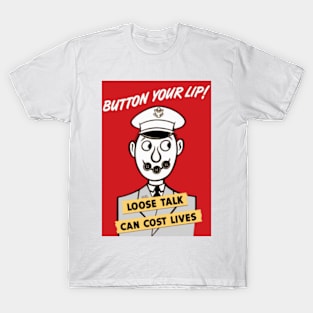 Button Your Lip T-Shirt